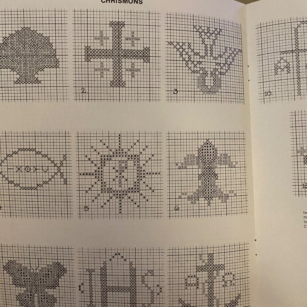 Christmas Heirlooms cross stitch charts collection 1979 Chrismons Noel vintage - Picture 7 of 7